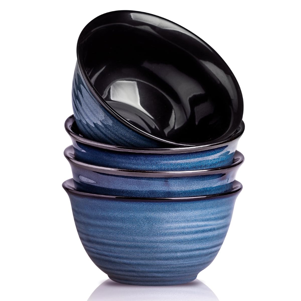 40 Ounce 7 Inch Ceramic Soup Bowls Set of 4 V886