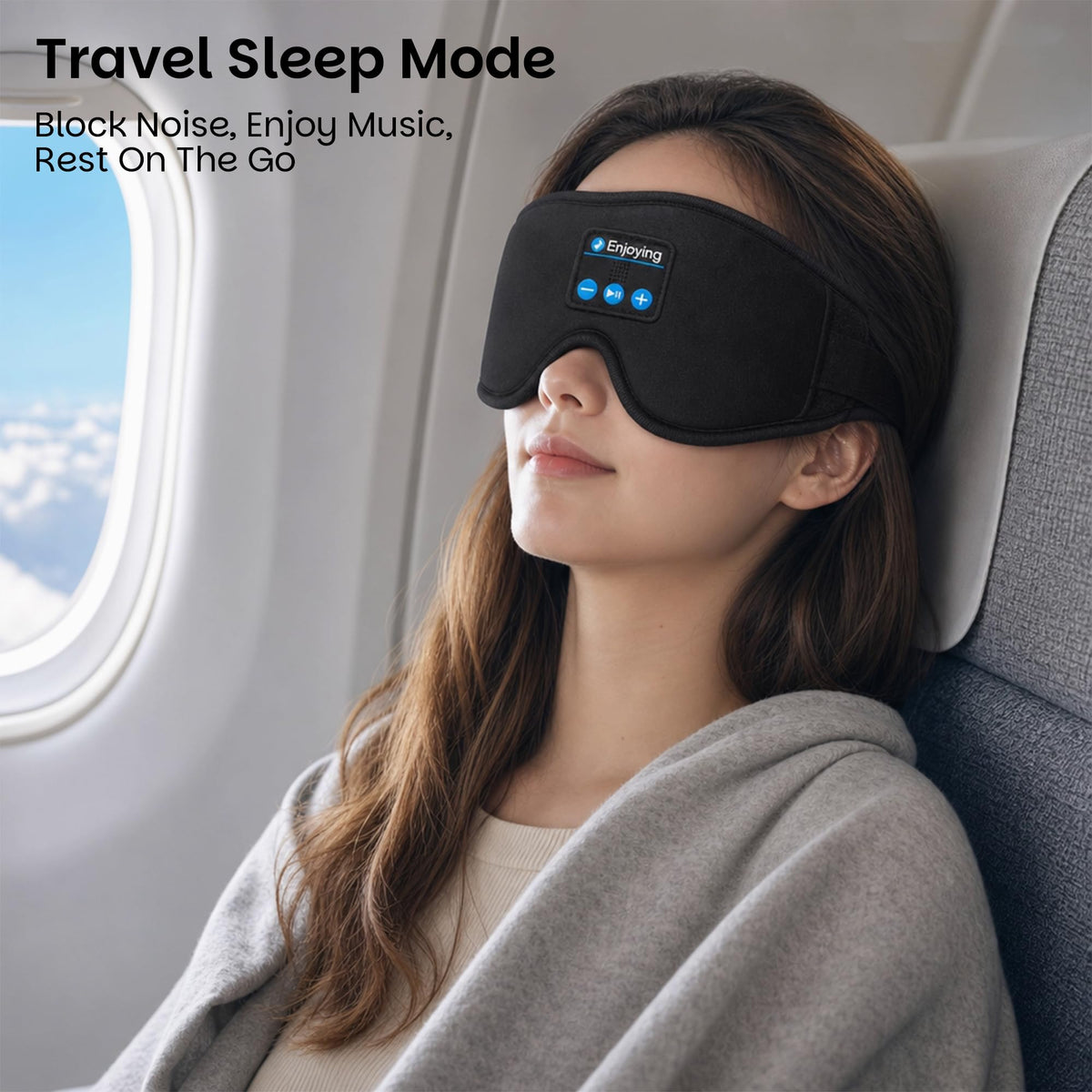 Sleep Mask with Headphones V3321