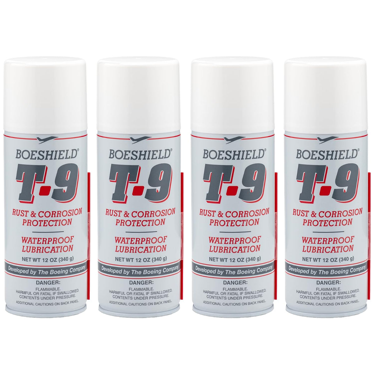 Waterproof Wax-Based Lubricant & Corrosion Inhibitor, 12 oz Aerosol, Pack of 4 P99358