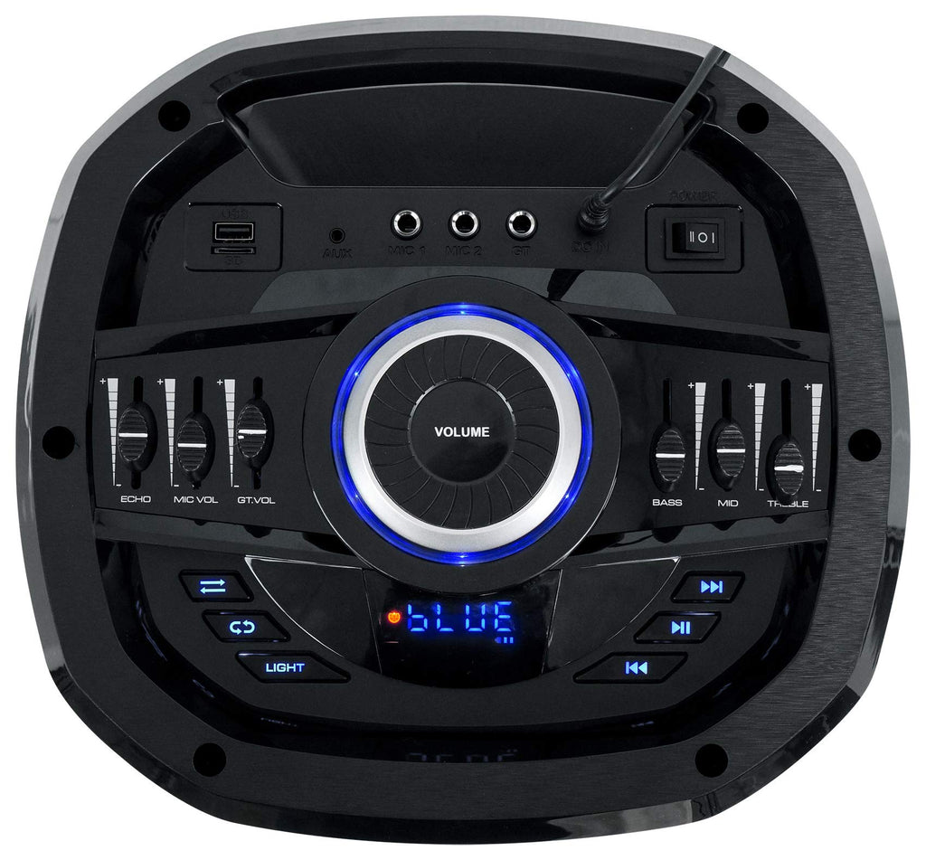 Dual 10" Wireless LED Bluetooth Speaker 2-Pack K2753