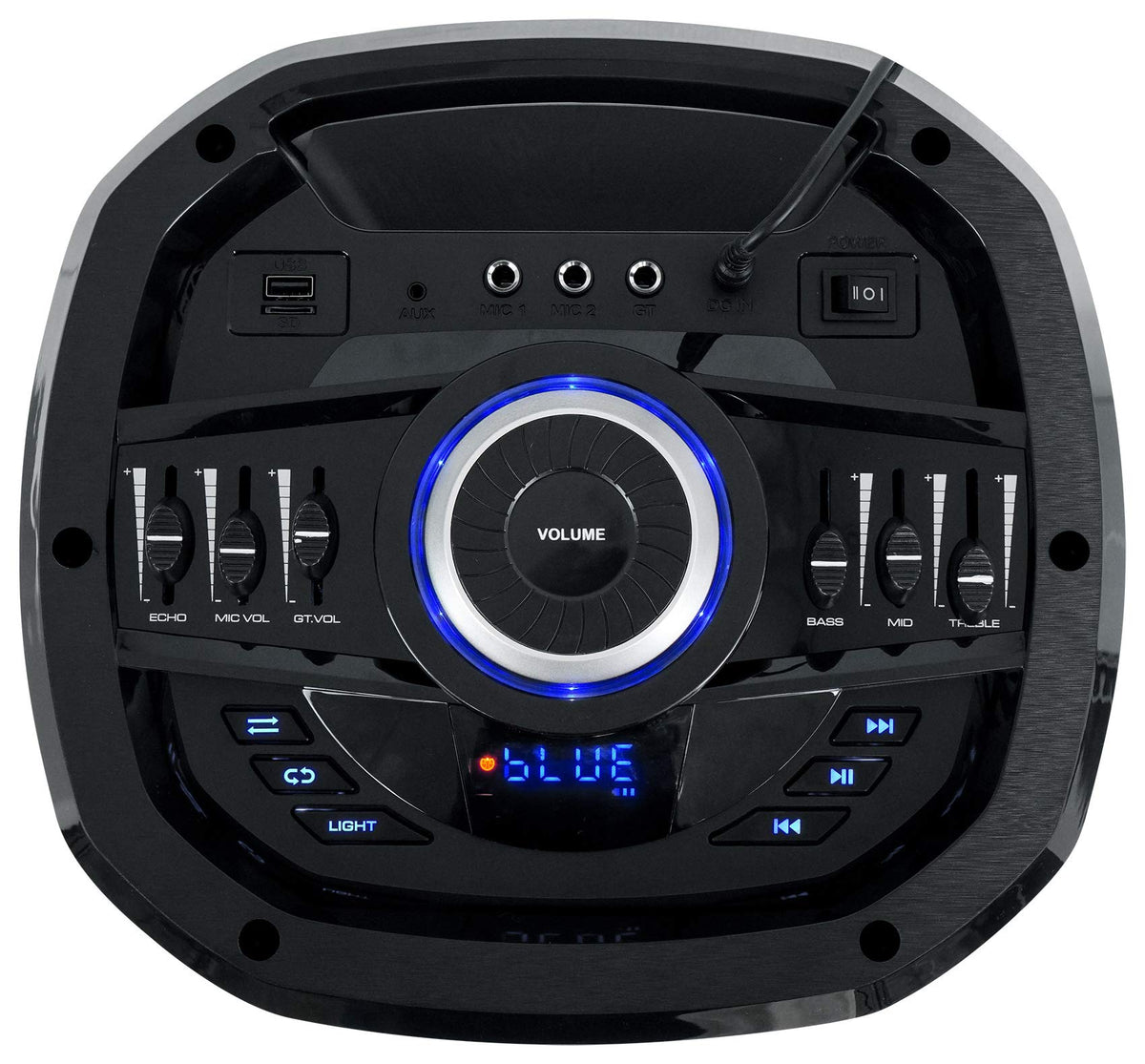 Dual 10" Wireless LED Bluetooth Speaker 2-Pack K2753