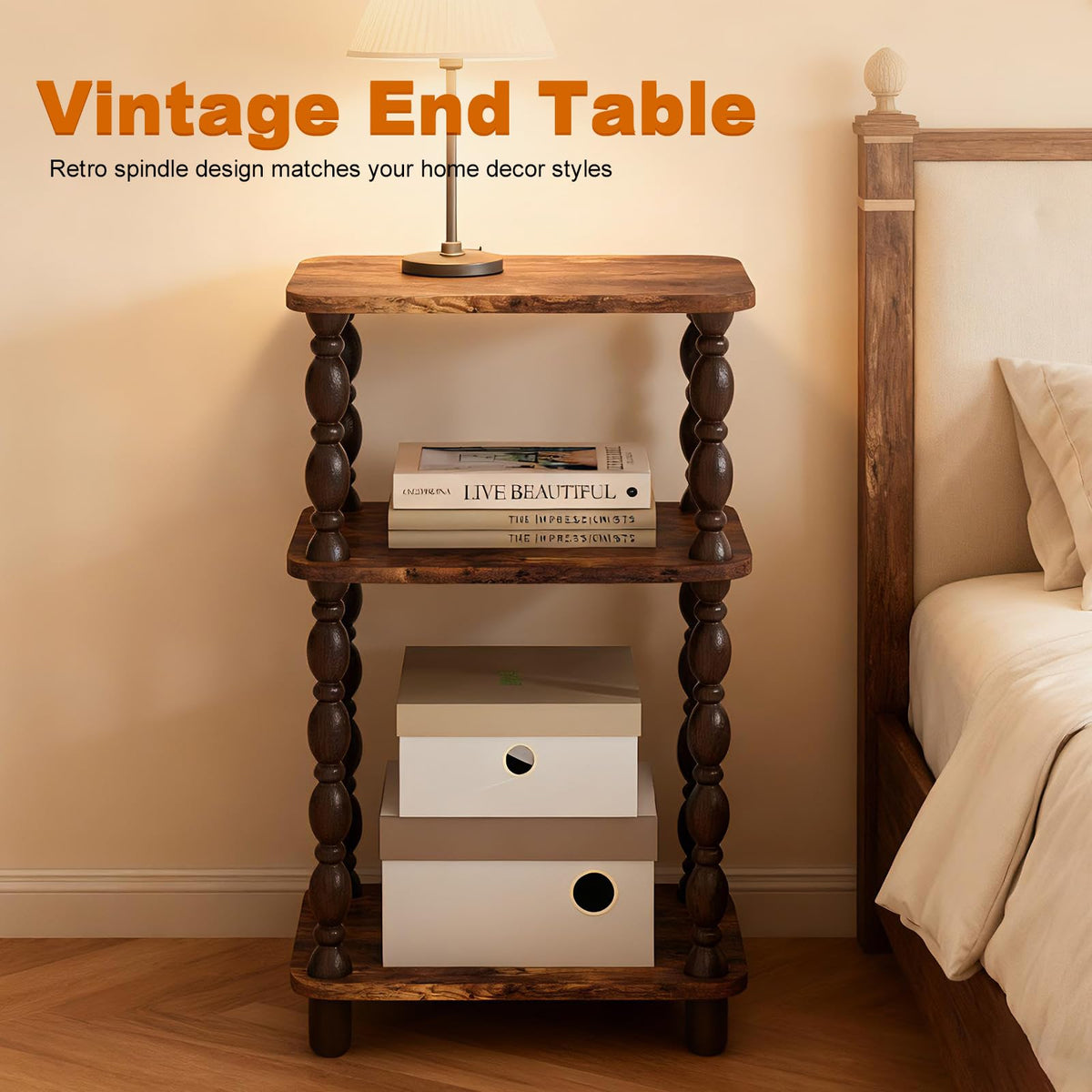 3-Tier Narrow End Table O95995