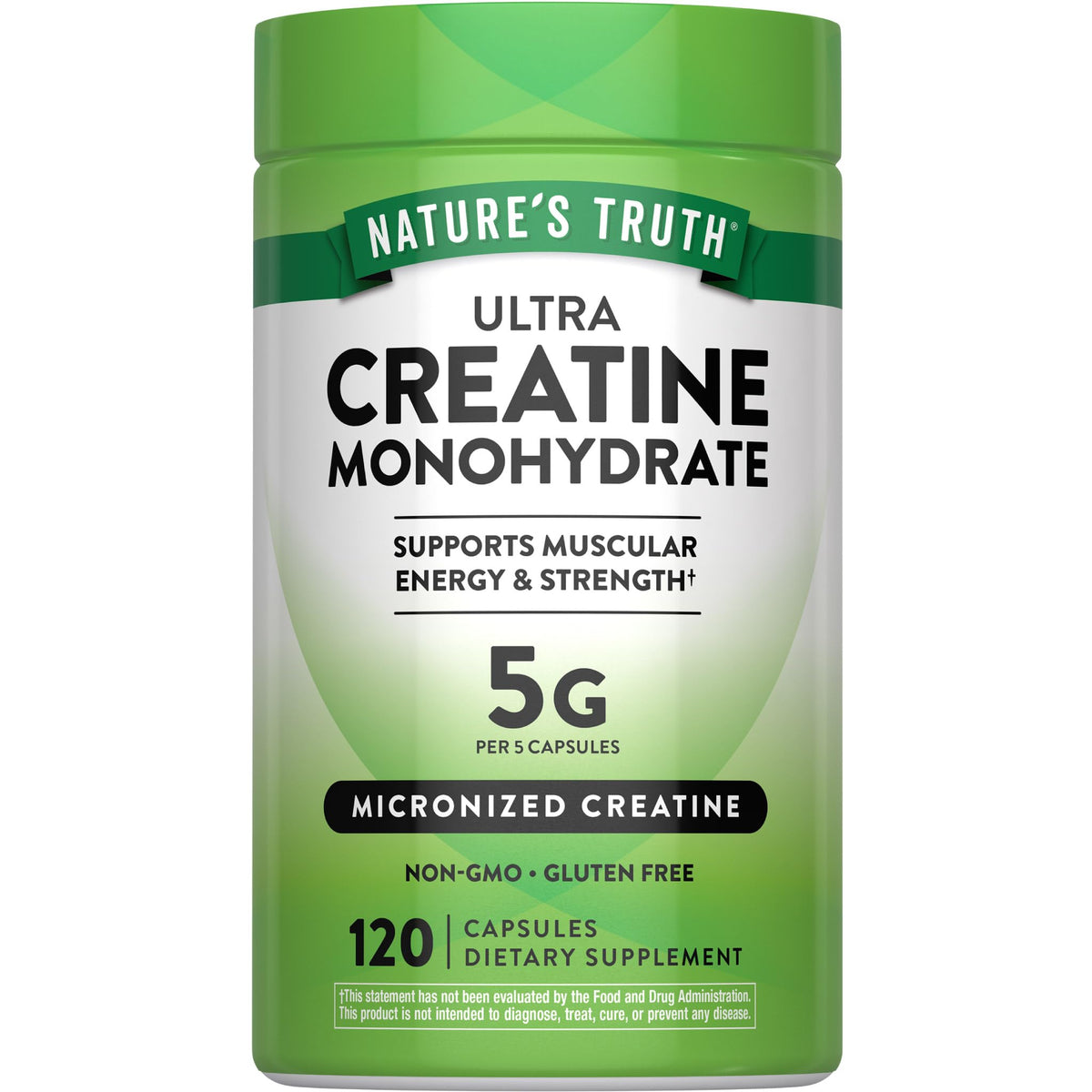 Creatine Monohydrate Capsules 120 Count H957194