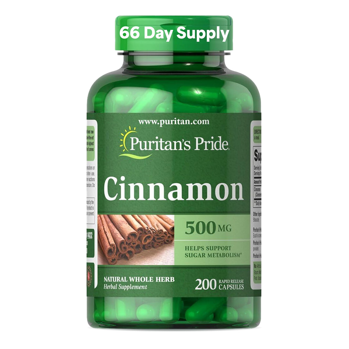 Cinnamon 500mg 200 Capsules W219107