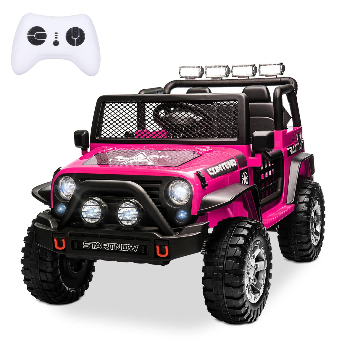 2 Seater Electric Car for Kids with Parent Remote W460