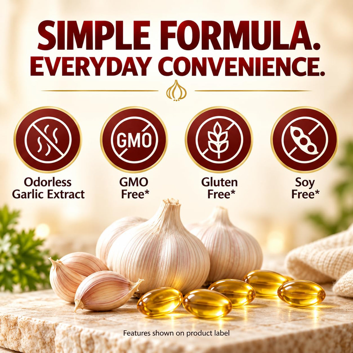 Aged Garlic Extract 180 Softgels Y813815