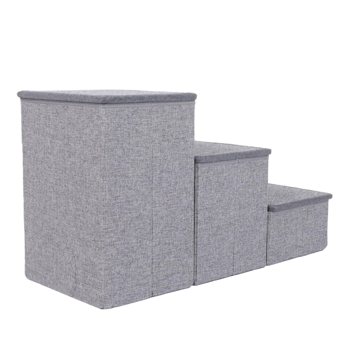 Foldable 3 Step Dog Stairs with Storage F5925