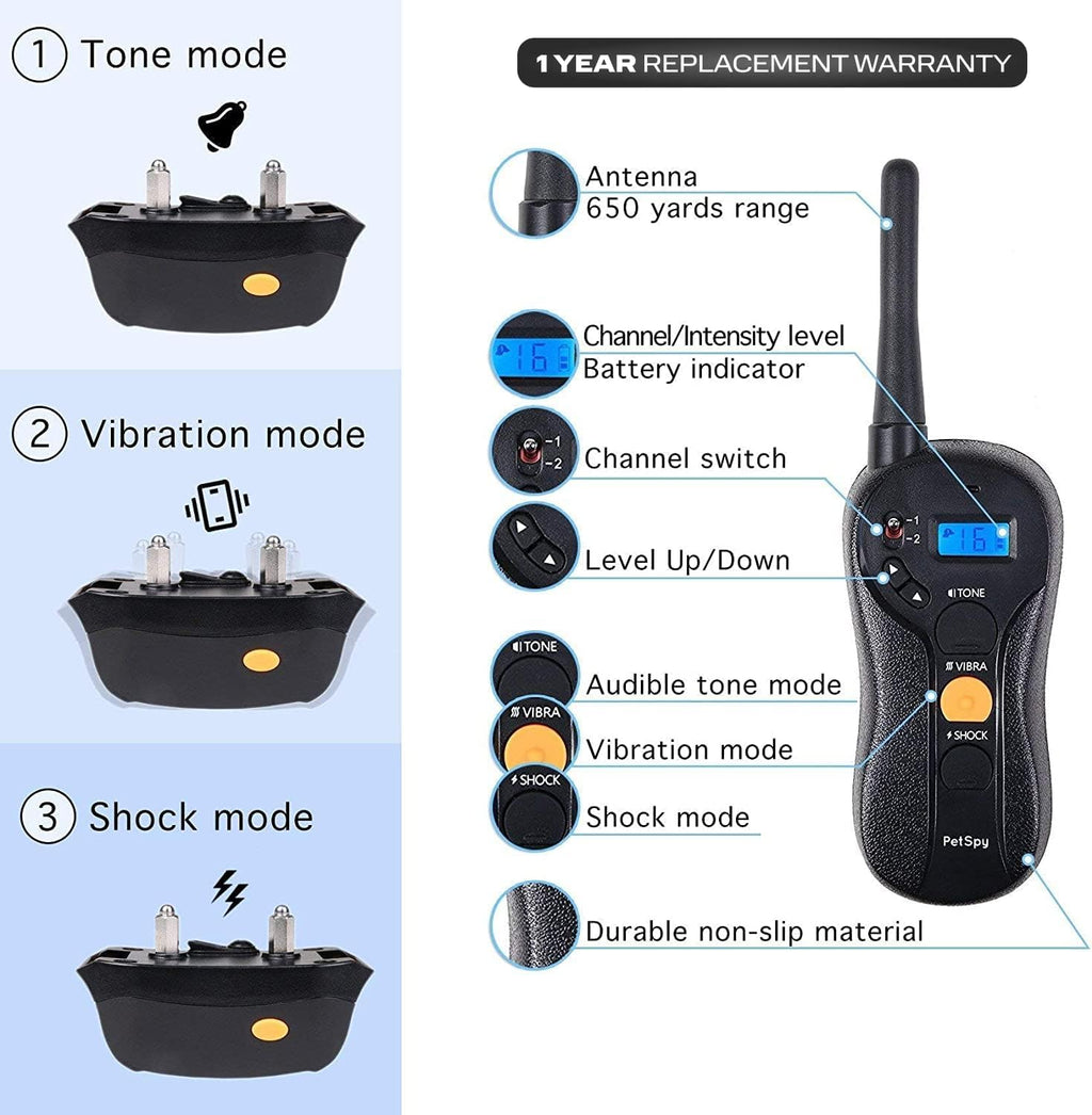 Dog Shock Collar with Remote Control J23789