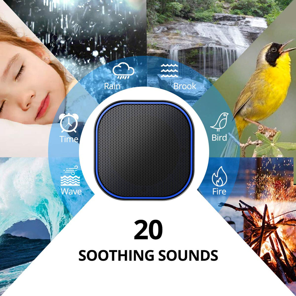 White Noise Machine with 20 Non Looping Sounds H3516