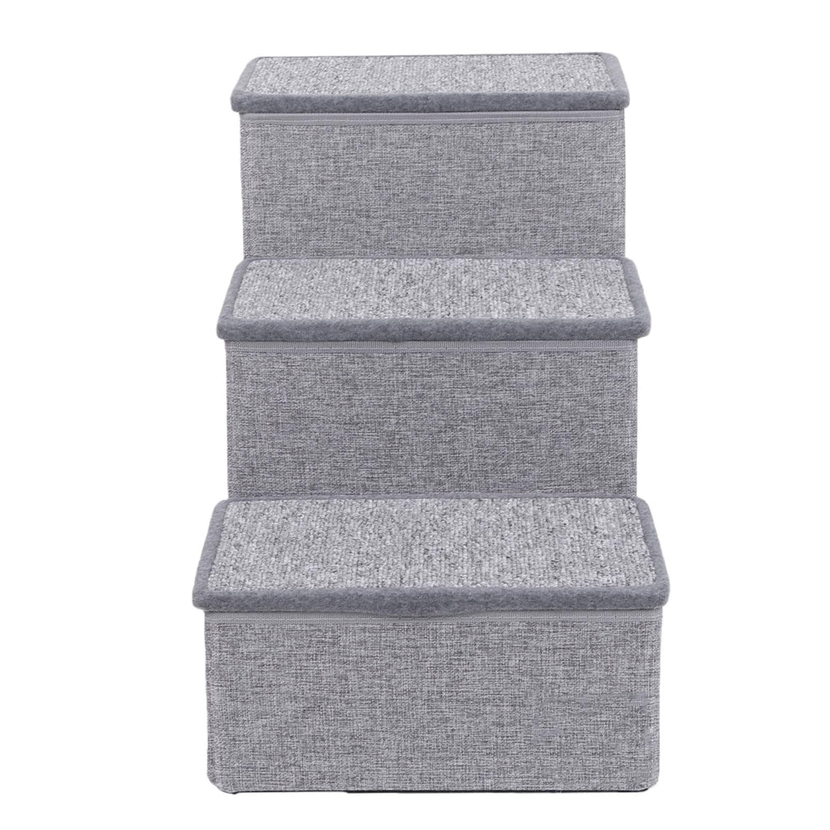 Foldable 3 Step Dog Stairs with Storage F5925