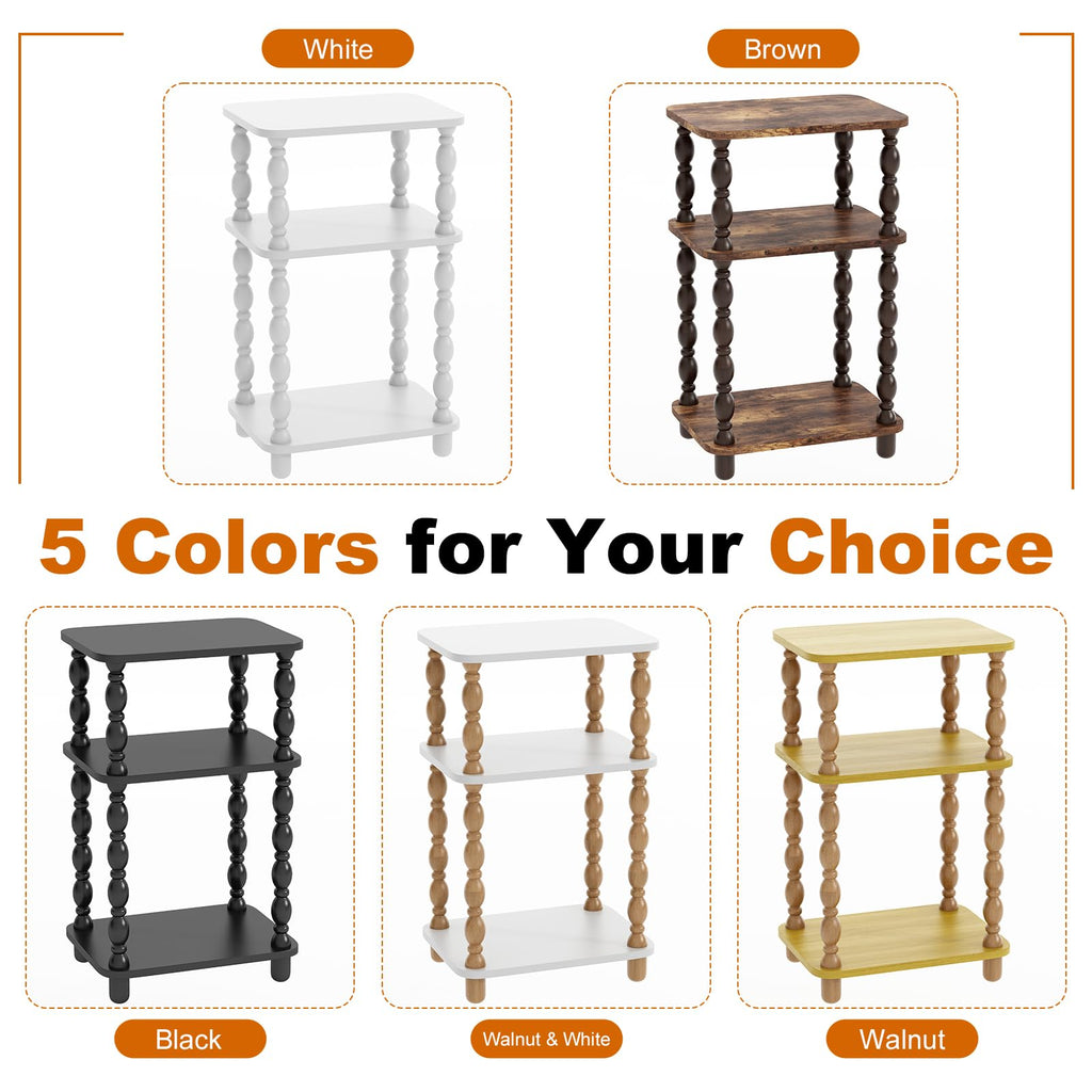 3-Tier Narrow End Table O95995