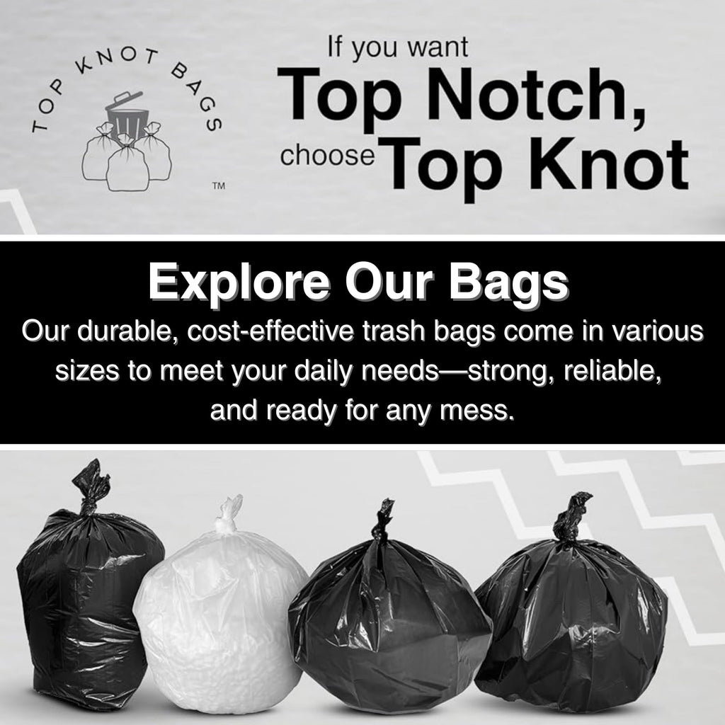 45 Gallon Black 1.5 Mil Trash Bags 100 Count A937