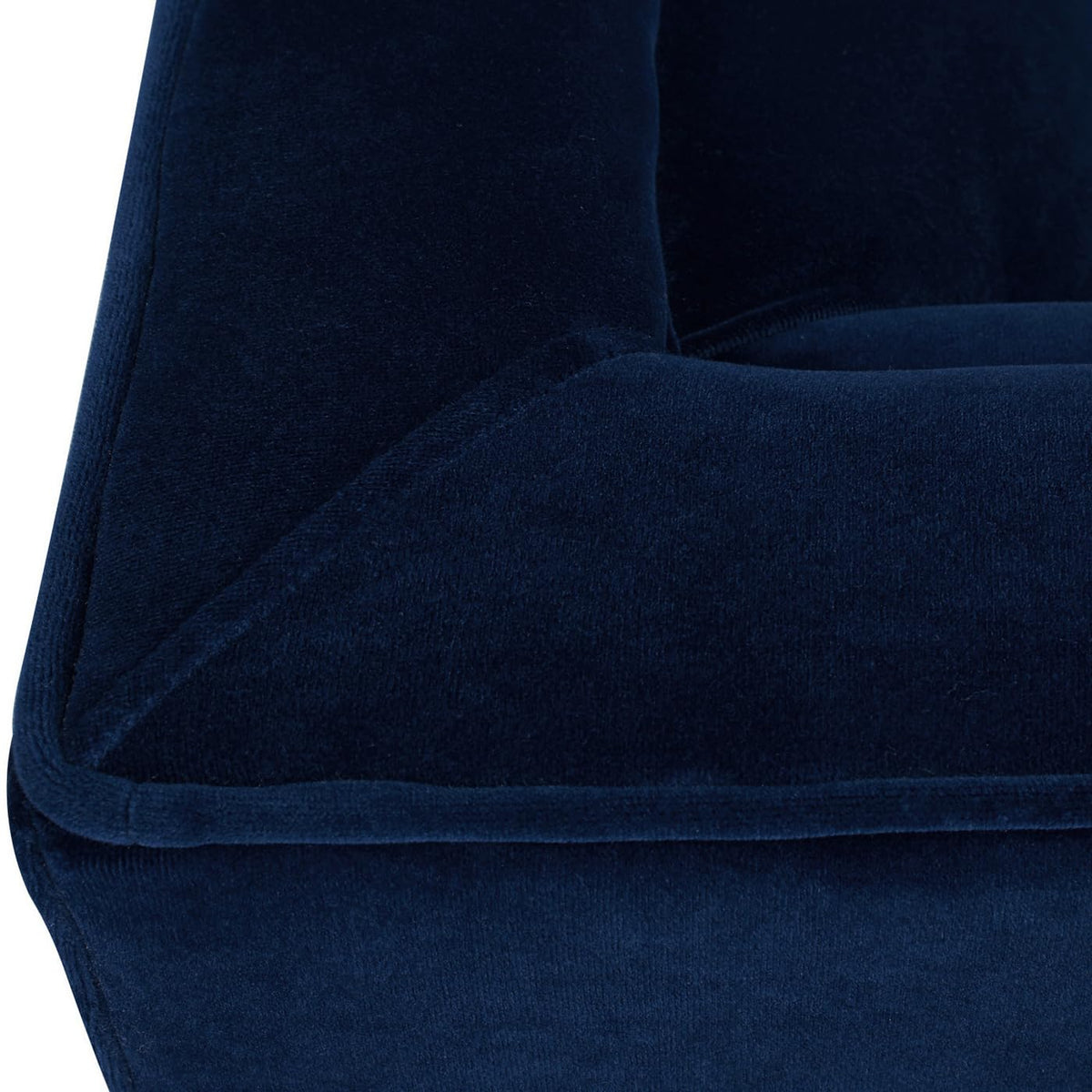 84" Navy Blue Velvet Tufted Sofa O6225