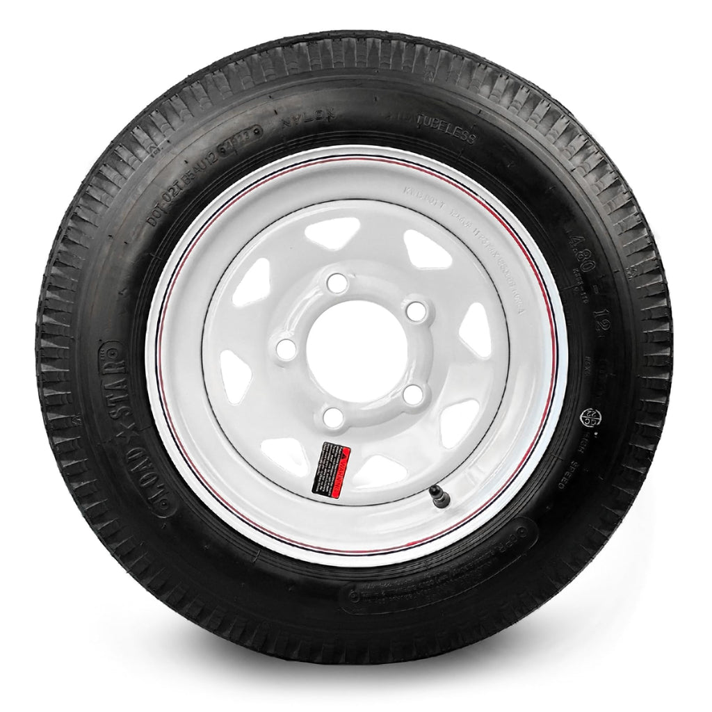 12in. Bias-Ply Trailer Tire and Wheel Assembly T8972