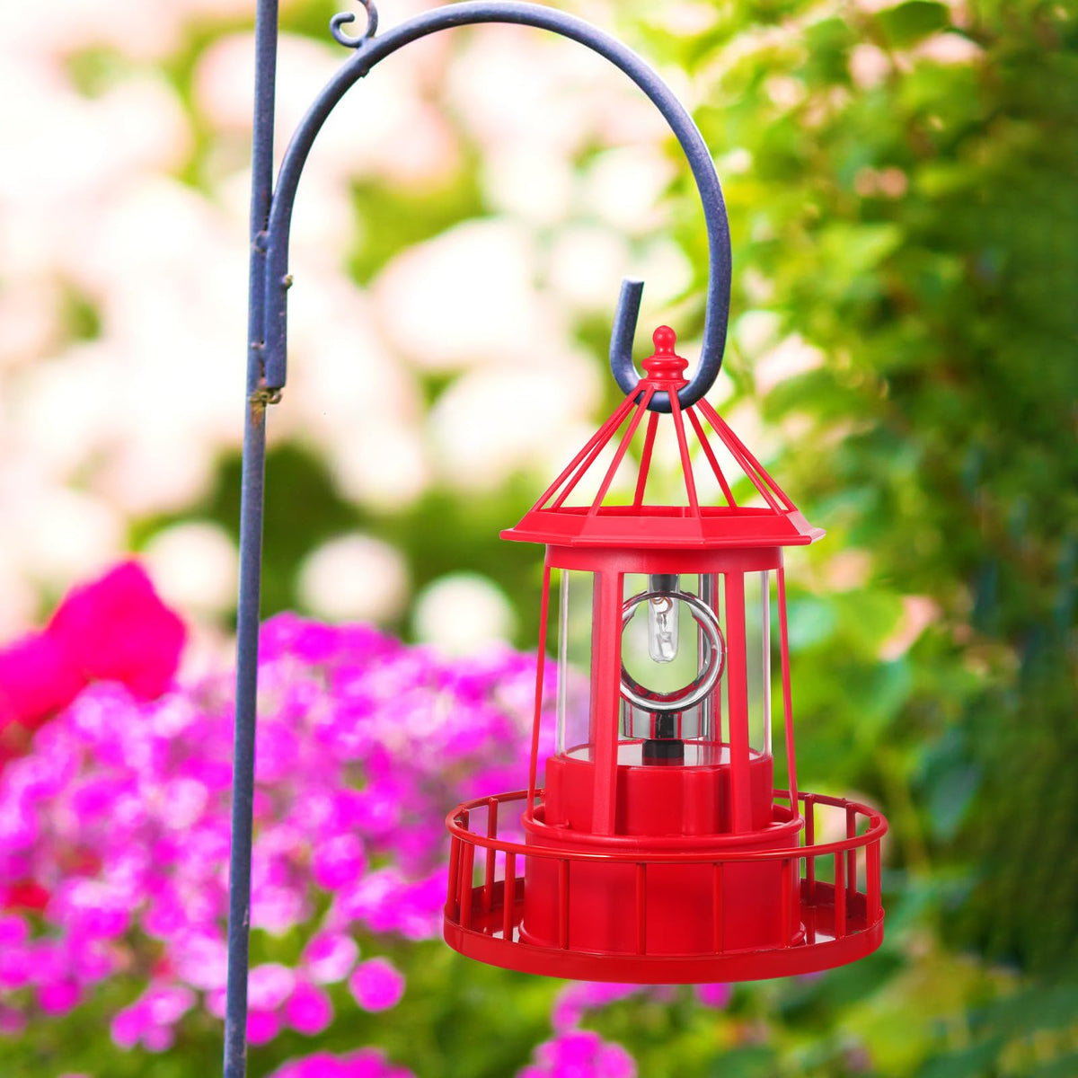 Solar Rotating Lighthouse Garden Light M87542