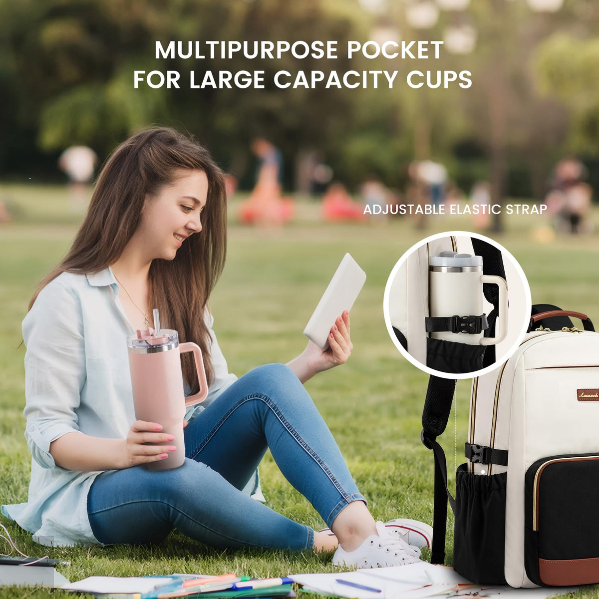 15.6 Inch Laptop Backpack with Pouch Pocket E471