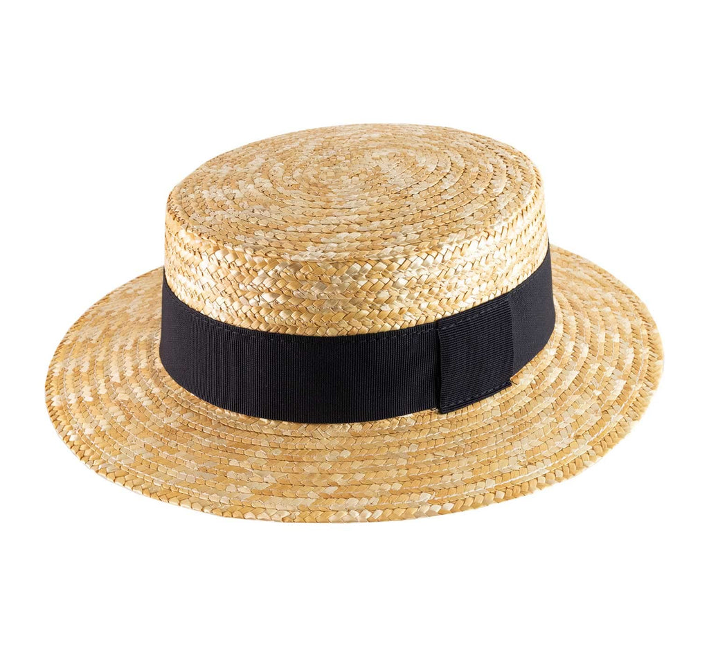 Straw Boater Hat F36197