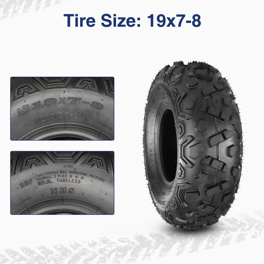19x7-8 ATV Tires Set of 2 Z800797