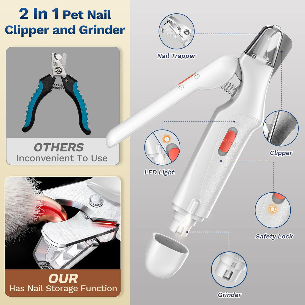 2-in-1 Dog & Cat Nail Clippers and Grinder G331340
