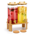 1.5 Gallon Drink Dispensers with Wood Stand V1262