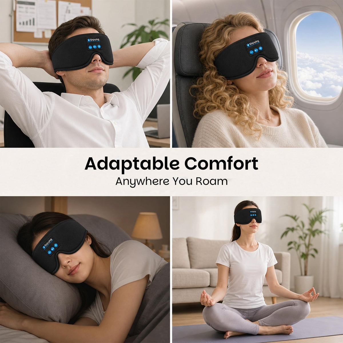 Sleep Mask with Headphones V3321