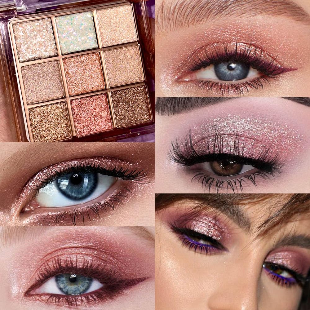 Pink Glitter Eyeshadow Palette P283