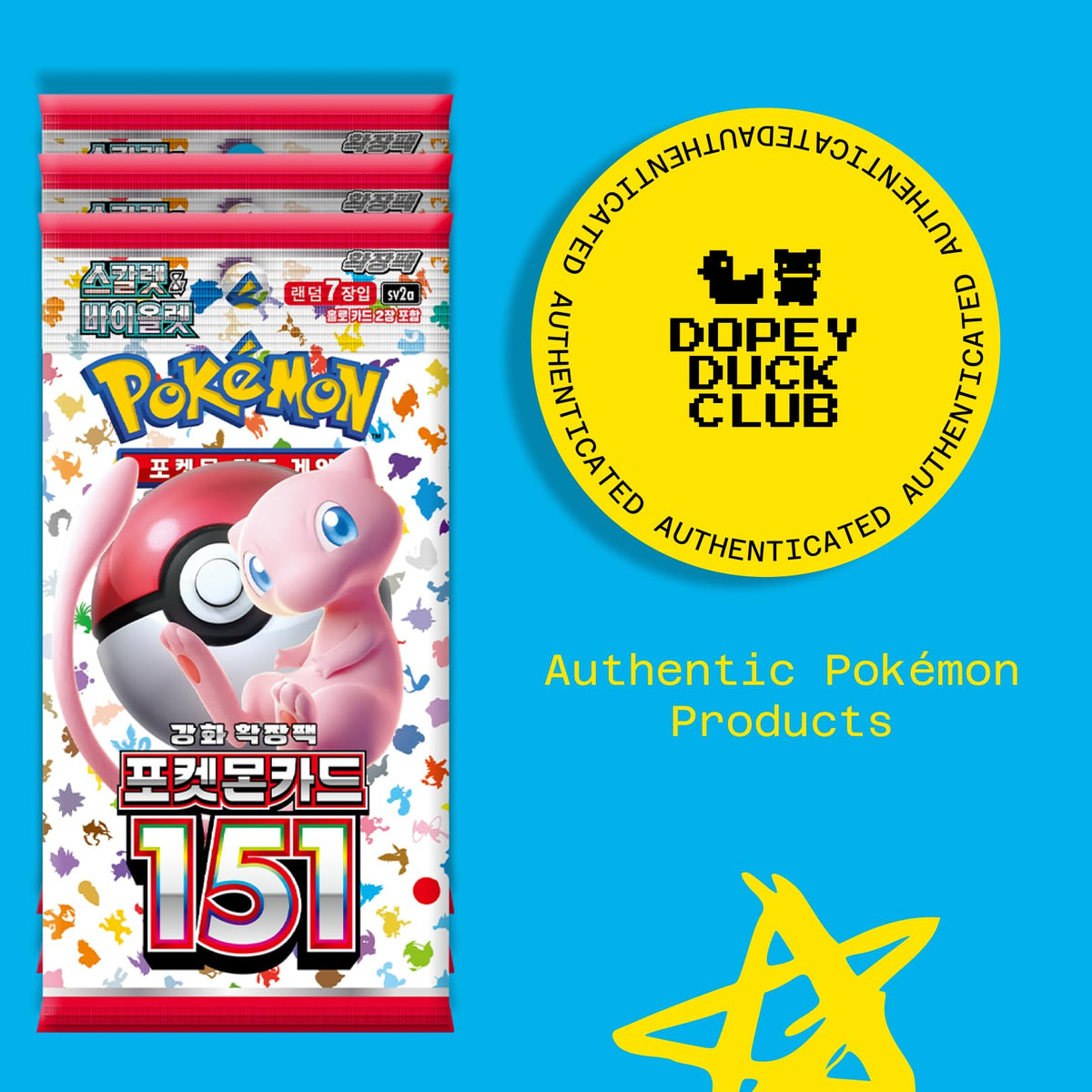 Korean 151 Booster Packs Z370