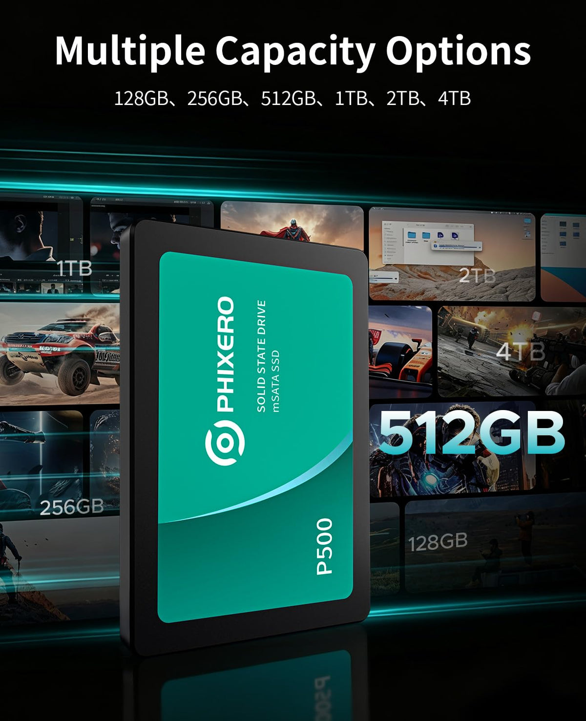 512GB 2.5 Inch SATA SSD Internal Solid State Drive G33510