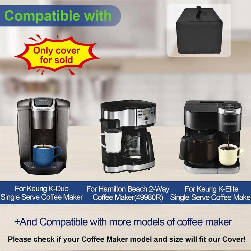 Black Coffee Maker Cover I82499