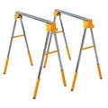 2 Pack Adjustable Height Steel Sawhorse Q96714
