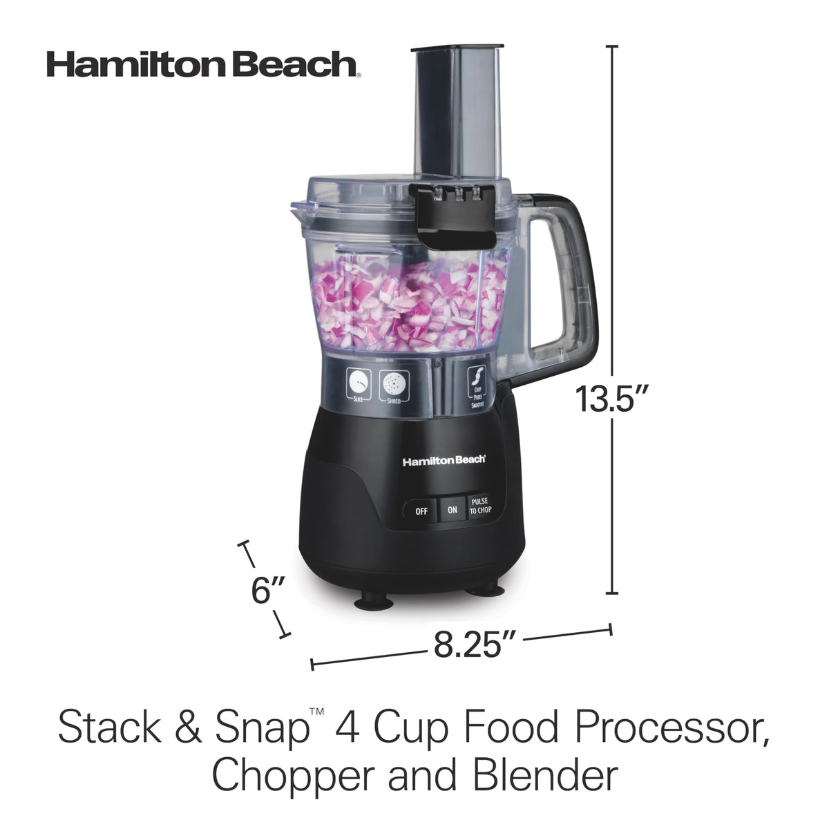 4-Cup Mini Food Processor & Vegetable Chopper W908