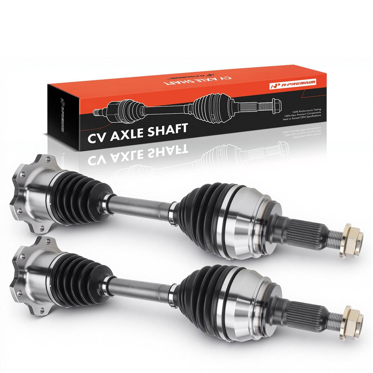 Set of 2 Front CV Axle Shaft Assembly G1328