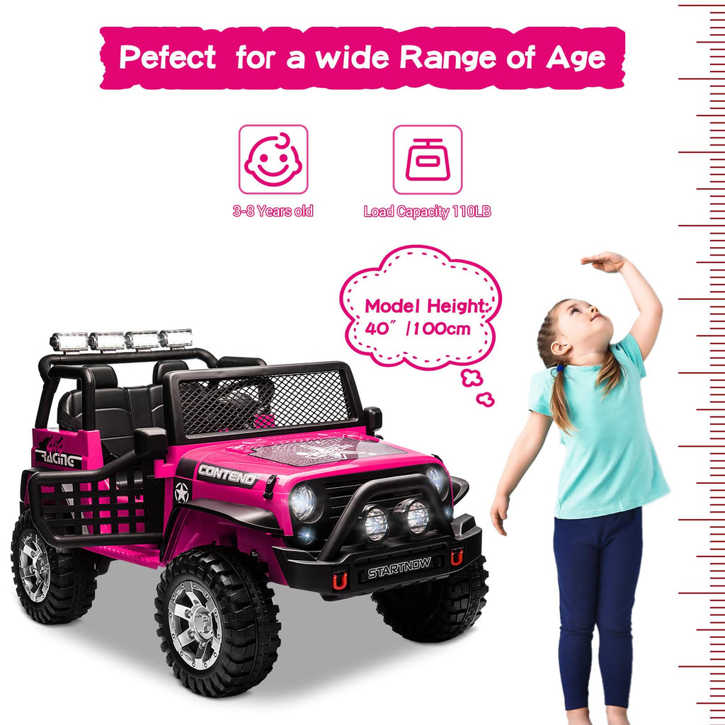2 Seater Electric Car for Kids with Parent Remote W460
