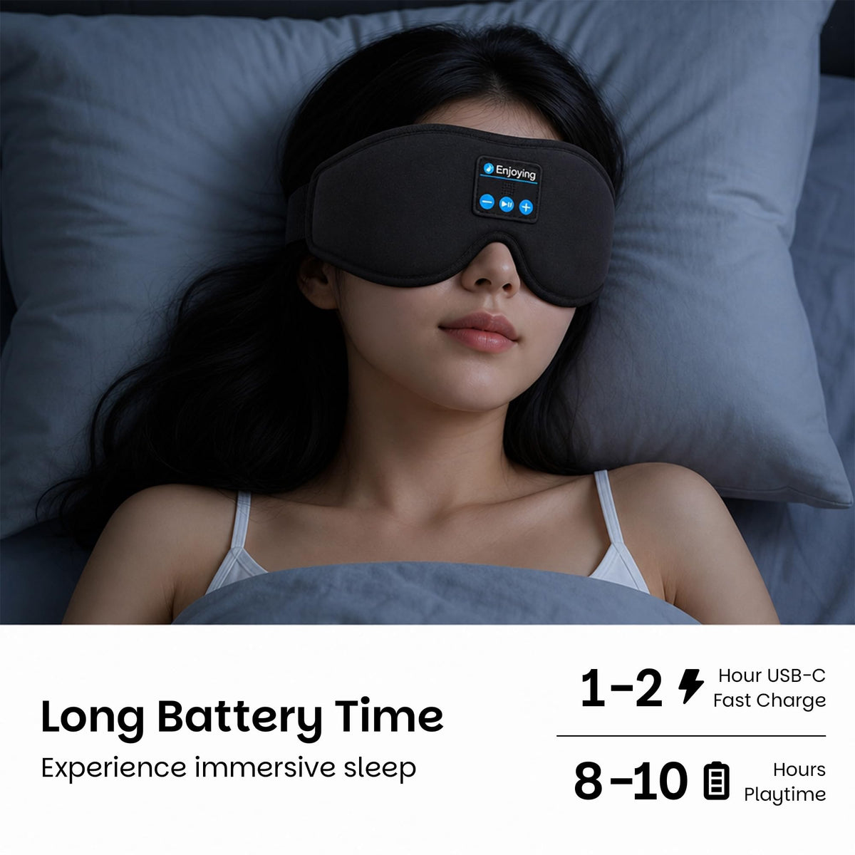 Sleep Mask with Headphones V3321
