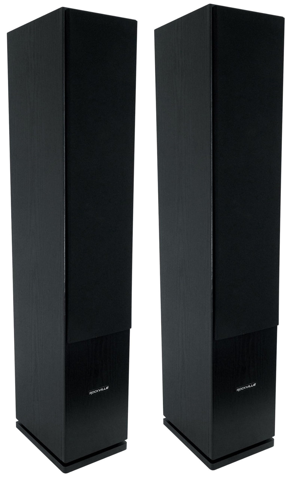 Black Home Audio Tower Speakers 2-Pack F54177