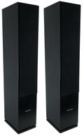Black Home Audio Tower Speakers 2-Pack F54177
