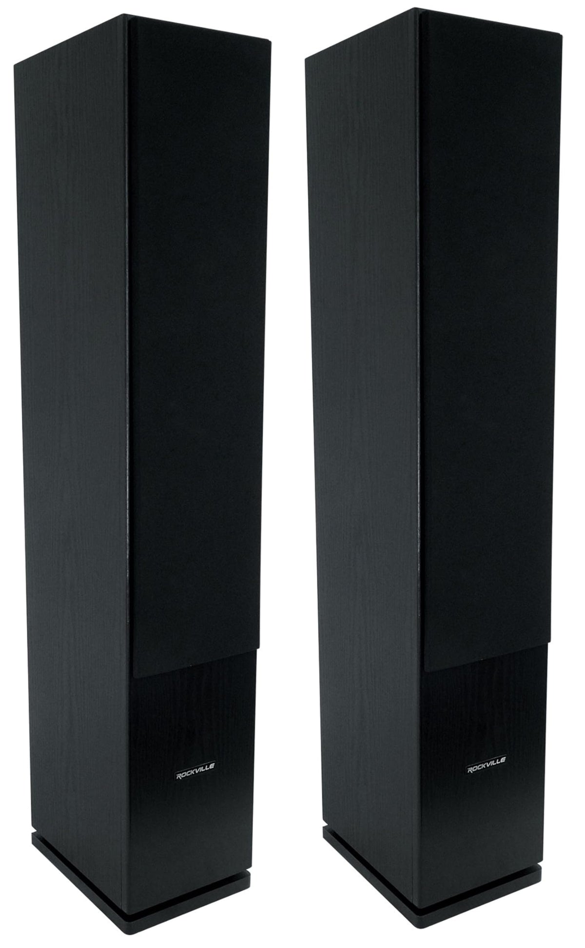 Black Home Audio Tower Speakers 2-Pack F54177