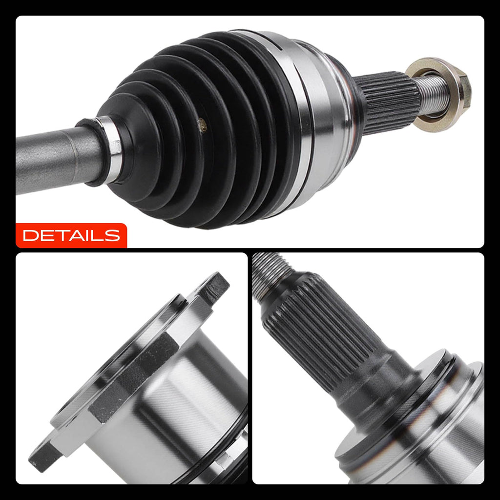 Set of 2 Front CV Axle Shaft Assembly G1328