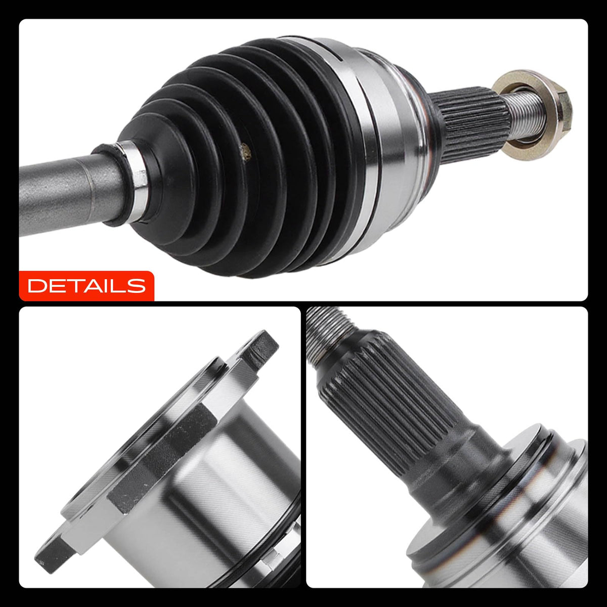 Set of 2 Front CV Axle Shaft Assembly G1328