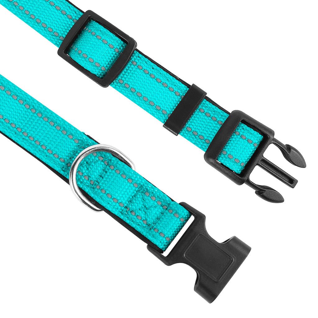 Reflective Adjustable Soft Neoprene Padded Dog Collar P63794