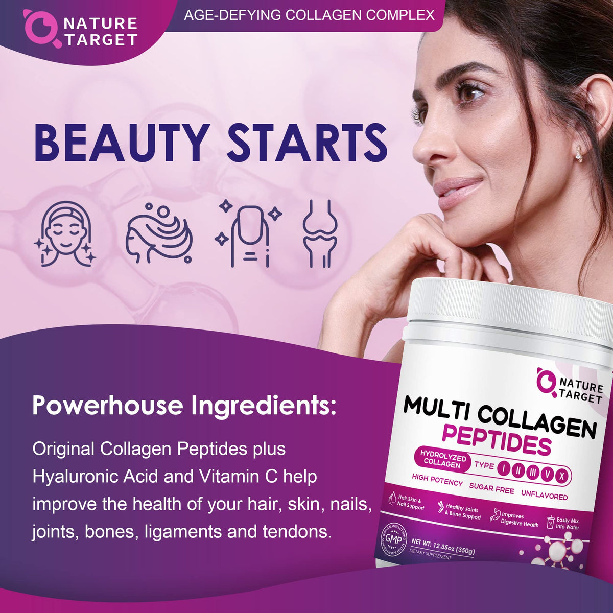 Multi Collagen Peptides Powder H531