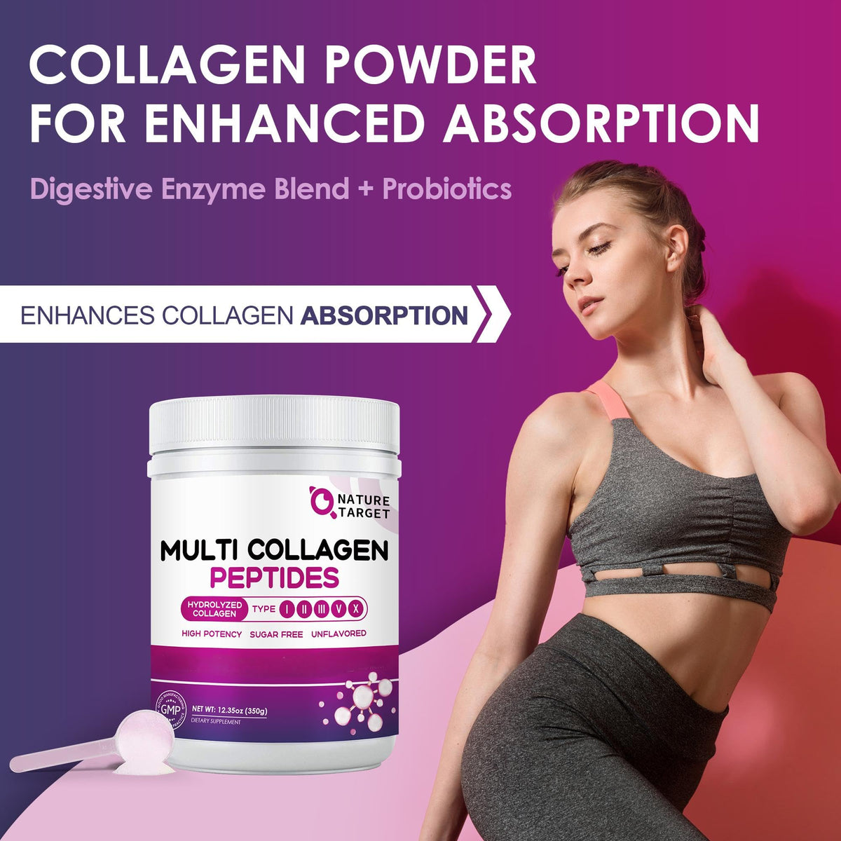 Multi Collagen Peptides Powder H531