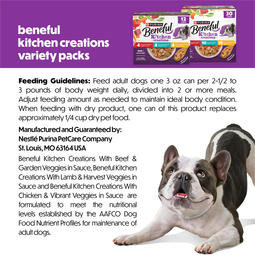 Wet Dog Food Variety Pack 30 3 oz Cans W73377
