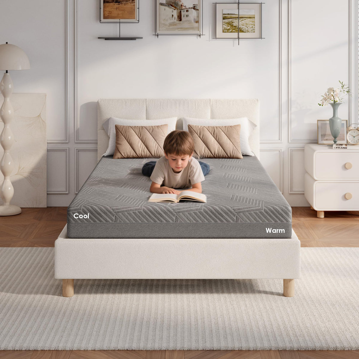 5 Inch Twin Size Medium Firm Memory Foam Mattress D191