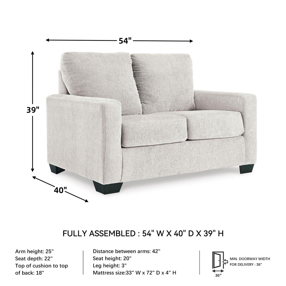 Twin Pull Out Sofa Bed Z696196