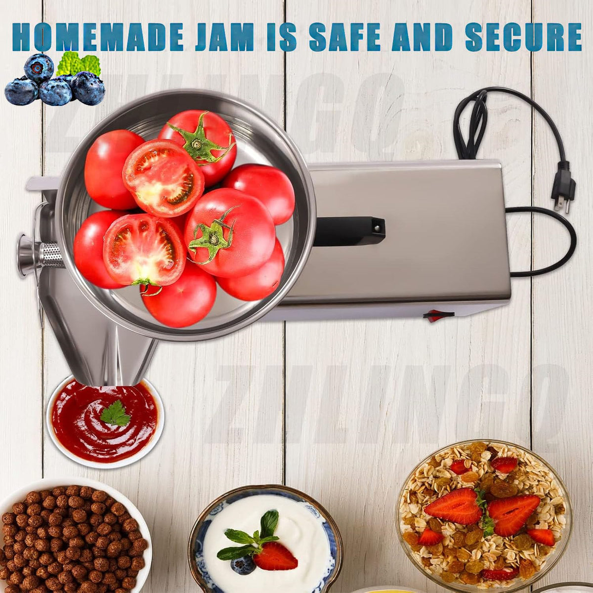 Commercial Electric Stainless Steel Tomato Strainer 150kg/h P3030