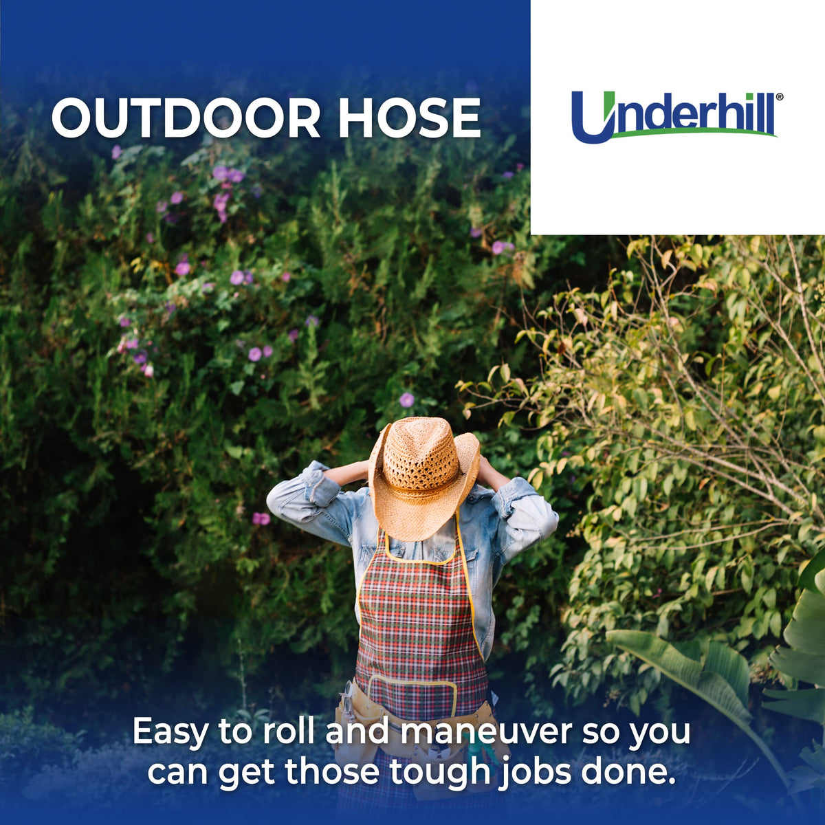 50 ft Lightweight Heavy-Duty Anti-Kink Garden Hose C2015