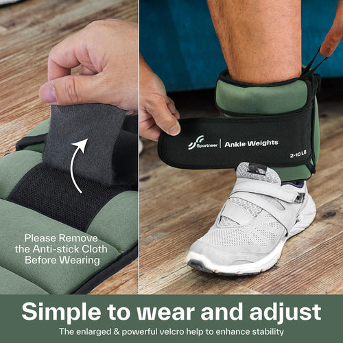 20lbs/Pair Adjustable Ankle Weights F886