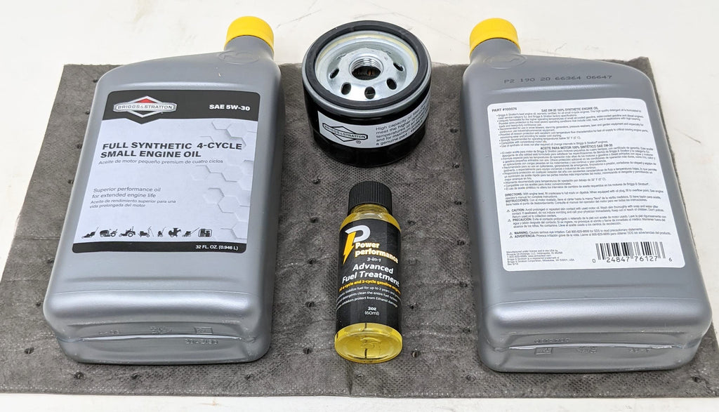 5W-30 Full Synthetic Engine Oil Change Kit with Filter and Fuel Treatment W59671