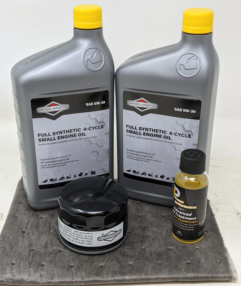 5W-30 Full Synthetic Engine Oil Change Kit with Filter and Fuel Treatment W59671